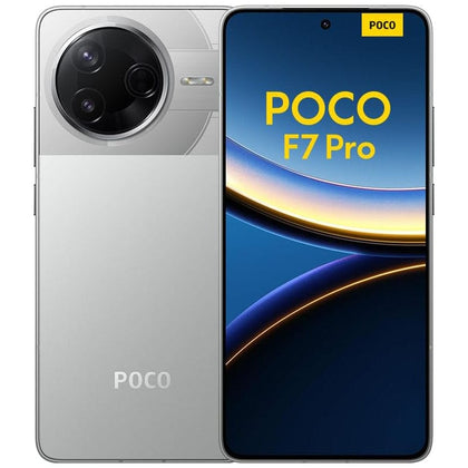 Xiaomi Mobile Silver Xiaomi Poco F7 Pro (Dual SIM 12GB RAM 256GB 5G)