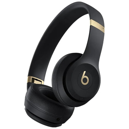 Beats by Dre Headphones Black Gold Beats Solo 4 Wireless Noise-Canceling On-Ear Headphones