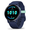 Garmin Smart Watch Metallic Navy Aluminum Bezel with Navy Case and Silicone Band Garmin Vivoactive 5 GPS Smartwatch