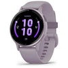 Garmin Smart Watch Metallic Orchid Aluminum Bezel with Orchid Case and Silicone Garmin Vivoactive 5 GPS Smartwatch