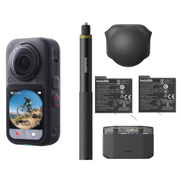 Insta360 X6 Waterproof 8K 360 Action Camera (Essentials Bundle)