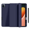 Shockproof Smart TPU Case iPad Pen Slot Navy Blue