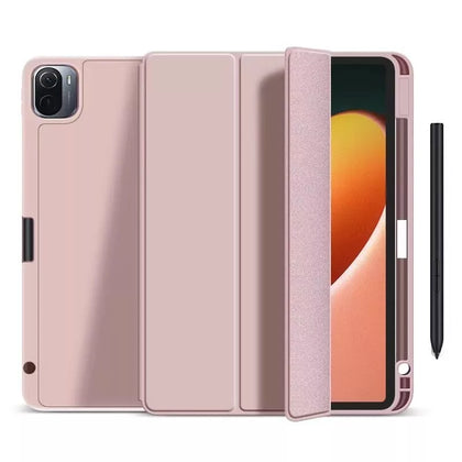 Shockproof Smart TPU Case iPad Pen Slot Peach Pink