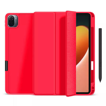 Shockproof Smart TPU Case iPad Pen Slot Red