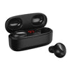 TWS Headphones Black TWS V5 Bluetooth 5.1 Truewireless Earbuds with Charging Case