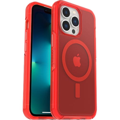 OtterBox Original Accessories In The Red OtterBox Symmetry Series+ Clear Antimicrobial Case for iPhone 13 Pro with MagSafe