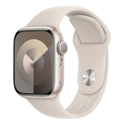Apple Smart Watch Starlight Apple Watch Series 9, MR8T3 GPS 41mm Starlight Aluminium Case with S/M Sport Band
