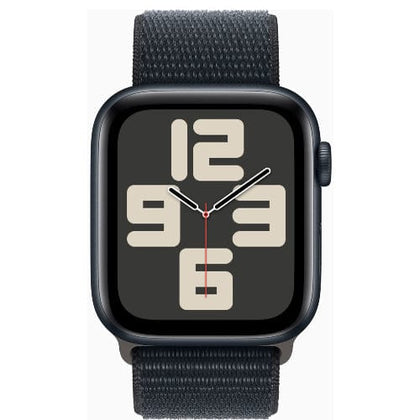 Apple Smart Watch Midnight Apple Watch SE 2022, MREA3 GPS 44mm Midnight Aluminium Case with Sport Loop