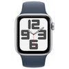 Apple Smart Watch Storm Blue Apple Watch SE 2022, MRE13 GPS 40mm Silver Aluminium Case with S/M Sport Band