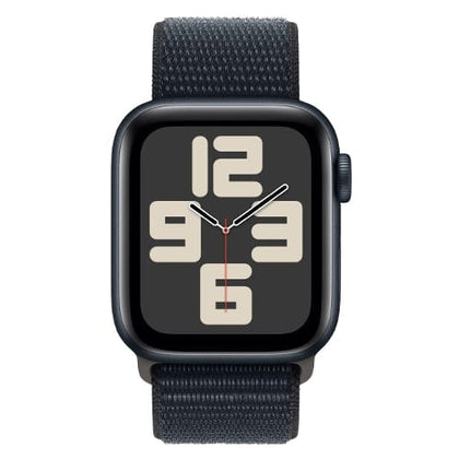 Apple Smart Watch Midnight Apple Watch SE 2023, MRE03 GPS 40mm Midnight Aluminium Case with Sport Loop
