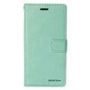 Blue Moon Generic Accessories Mint Blue Moon TPU Book Case for iPhone 14 Pro