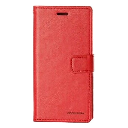 Blue Moon Generic Accessories Red Blue Moon TPU Book Case for iPhone 14 Pro