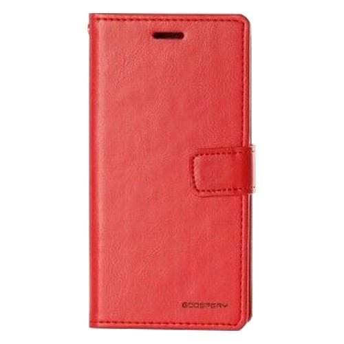 Blue Moon Generic Accessories Red Blue moon TPU Book Case for iPhone 14