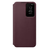 Samsung Original Accessories Burgundy Samsung Smart Clear View Cover for Galaxy S22