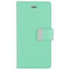 Goospery Generic Accessories Mint Goospery Rich Diary Book Case for iPhone 14 Pro Max