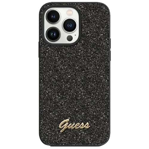 Guess Original Accessories Black Guess Glitter Flakes Case for iPhone 14 Pro