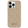 Guess Original Accessories Gold Guess Glitter Flakes Case for iPhone 14 Pro