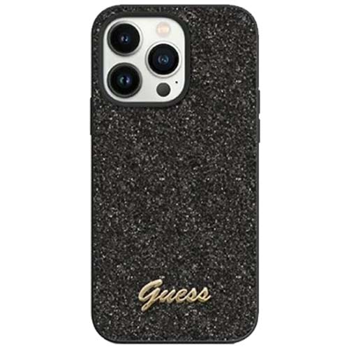Guess Original Accessories Black Guess Glitter Flakes Case for iPhone 14 Pro Max
