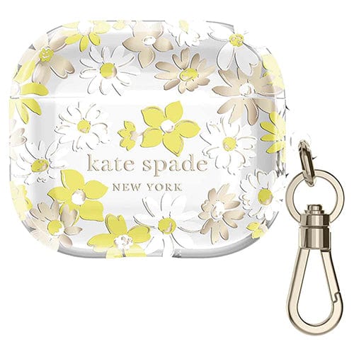 Kate Spade Original Accessories Yellow Floral Medley Kate Spade New York Protective Case for AirPods (3rd generation)