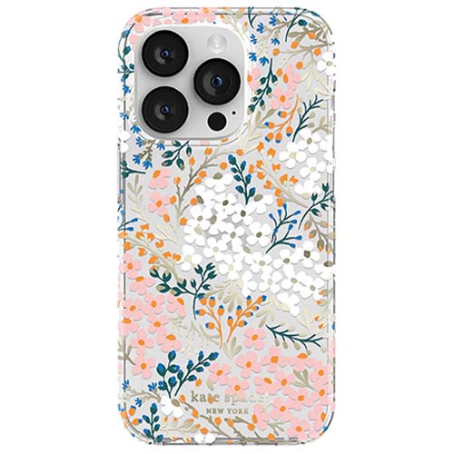 Kate Spade Original Accessories Multi Floral Kate Spade New York Protective Hardshell Case for iPhone 14 Pro