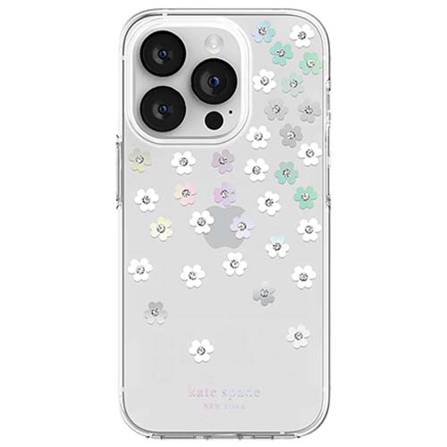 Kate Spade Original Accessories Scattered Flower Kate Spade New York Protective Hardshell Case for iPhone 14 Pro