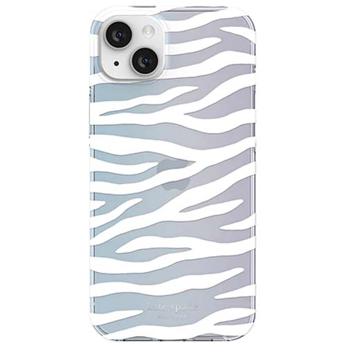 Kate Spade Original Accessories White Zebra Kate Spade New York Protective Hardshell Case for iPhone 14 Plus