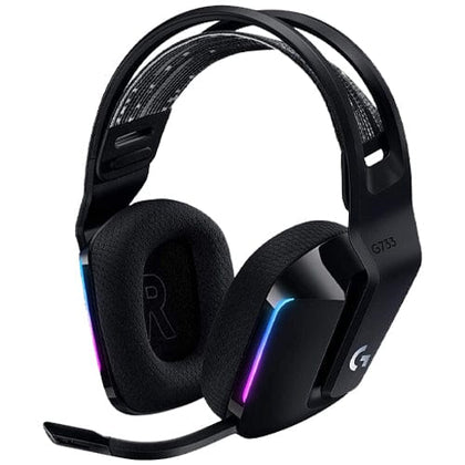 Logitech Headphones Black Logitech G733 Lightspeed Wireless Gaming Headset