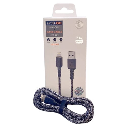 Mobigo Original Accessories MobiGO 1m fast braided lightning cable GO-101